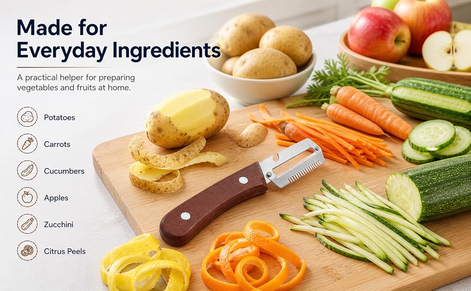 3-in-1 Vegetable Peeler & Kitchen Slicer with Bottle Opener | Stainless Steel Multifunctional Tool Qatar