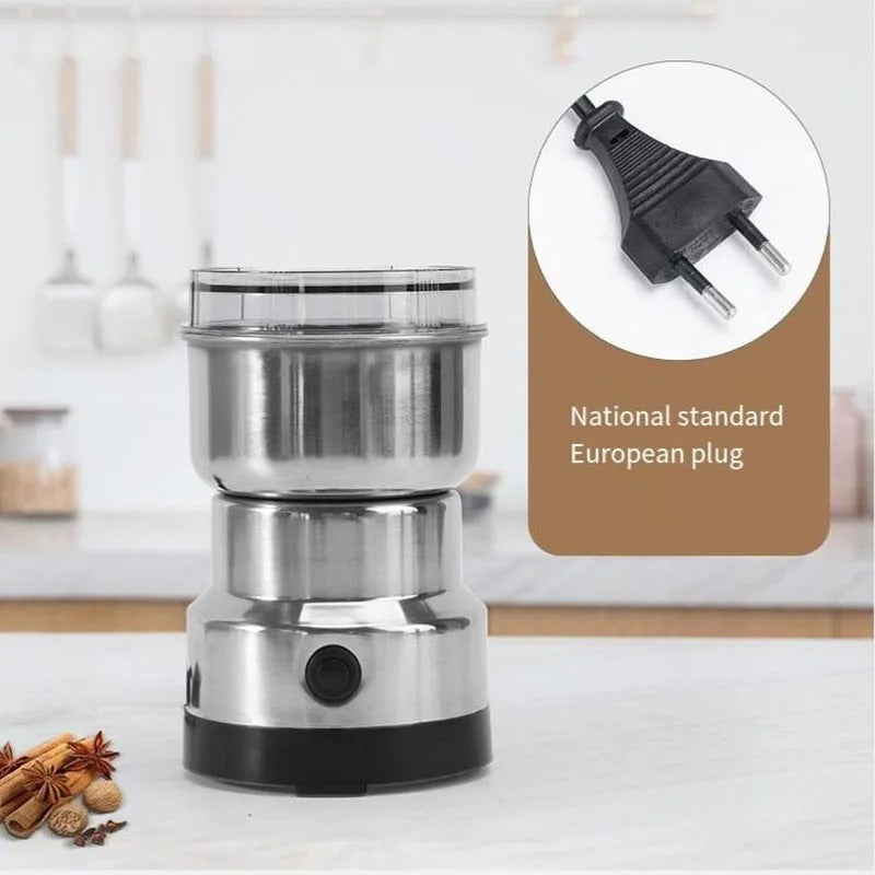 Electric Grinder Four Edged Blade Kitchen Cereal Nuts Beans Spices Grains Grinder Machine Multifunctional Home Coffee Grinder
