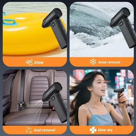 X8 Turbo Jet Fan Handheld Powerful Electric Vacuum Cleaner Portable Air Blower Vacuum Mini Dust Cleaner Violent Fan For Car&home