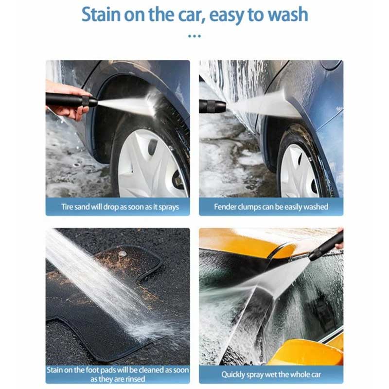 High-Pressure Adjustable Water Spray Nozzle | Multi-Function Hose Nozzle for Car Wash, Garden & Outdoor Cleaning