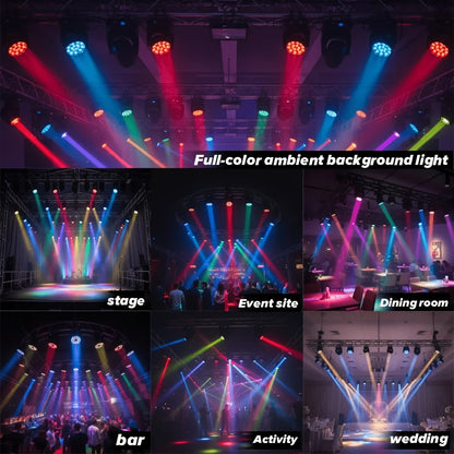 36W RGB LED Stage Par Light with Remote Control-zinggal Qatar