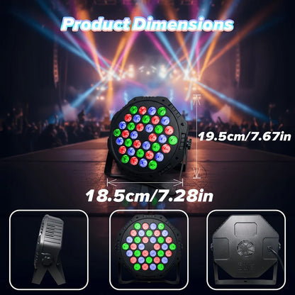 36W RGB LED Stage Par Light with Remote Control-zinggal Qatar