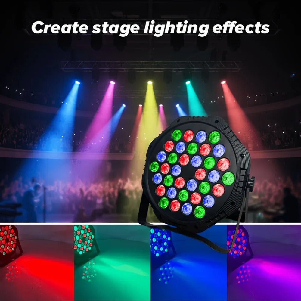 36W RGB LED Stage Par Light with Remote Control-zinggal Qatar