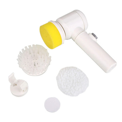 5-in-1 Electric Spin Scrubber | Cordless Bathroom Cleaning Brush with 3 Brush Heads