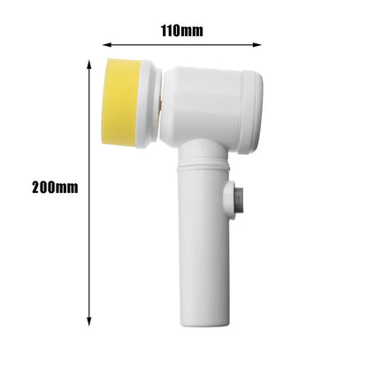 5-in-1 Electric Spin Scrubber | Cordless Bathroom Cleaning Brush with 3 Brush Heads