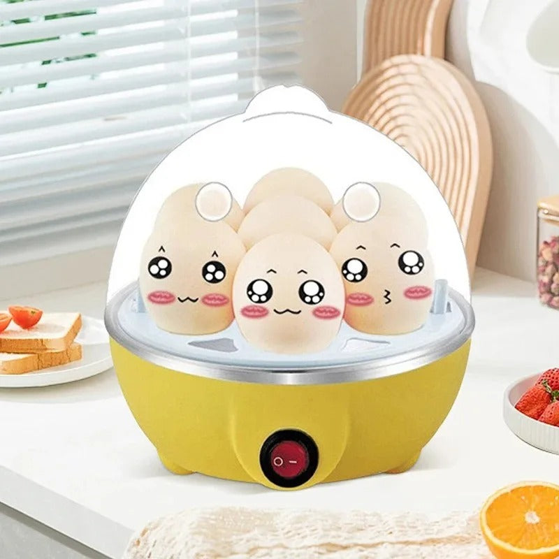 Electric Egg Cooker with Auto Shut-Off – Egg Boiler & Steamer