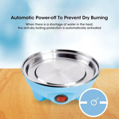 Electric Egg Cooker with Auto Shut-Off – Egg Boiler & Steamer