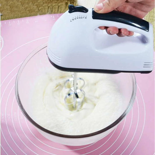 7-Speed Electric Hand Mixer | Powerful Egg Beater & Baking Mixer for Cakes, Cream & Dough
