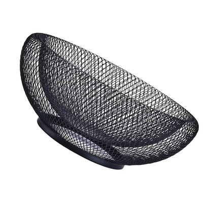 Metal Fruit Basket | Large Round Mesh Fruit & Vegetable Storage Basket