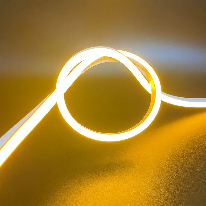 Battery Powered Neon LED Strip Light with Battery Box – Flexible Rope Light for Bedroom & DIY Decor-zinggal-Qatar