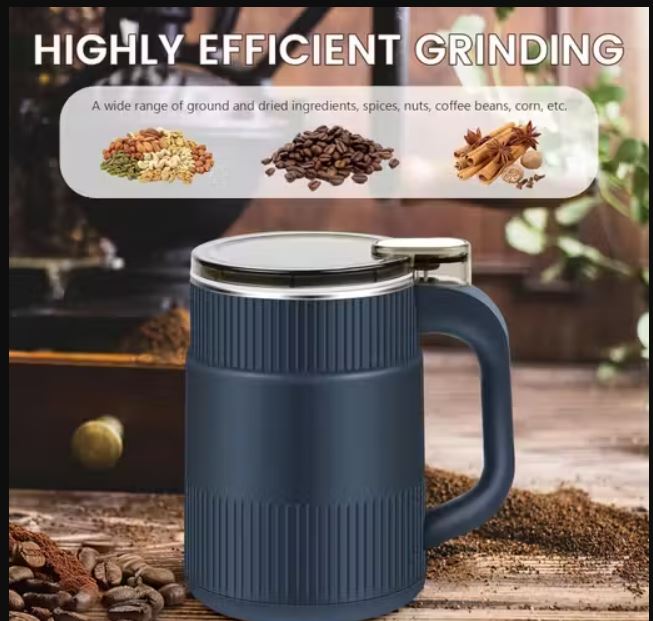 VELEXORI AUTOMATIC COFFEE BEAN GRINDER MUG - STAINLESS STEEL BLADE FOR SPICES, NUTS, GRAINS & COFFEEVELEXORI AUTOMATIC COFFEE BEAN GRINDER MUG - STAINLESS STEEL BLADE FOR SPICES, NUTS, GRAINS & COFFEE