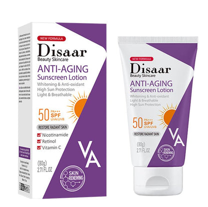 Hyaluronic Acid Sunscreen SPF 50+ | Moisturizing Face Sunscreen with No White Cast