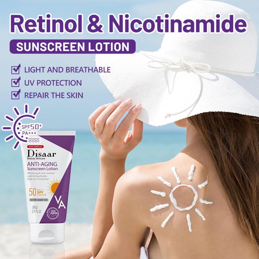 Hyaluronic Acid Sunscreen SPF 50+ | Moisturizing Face Sunscreen with No White Cast