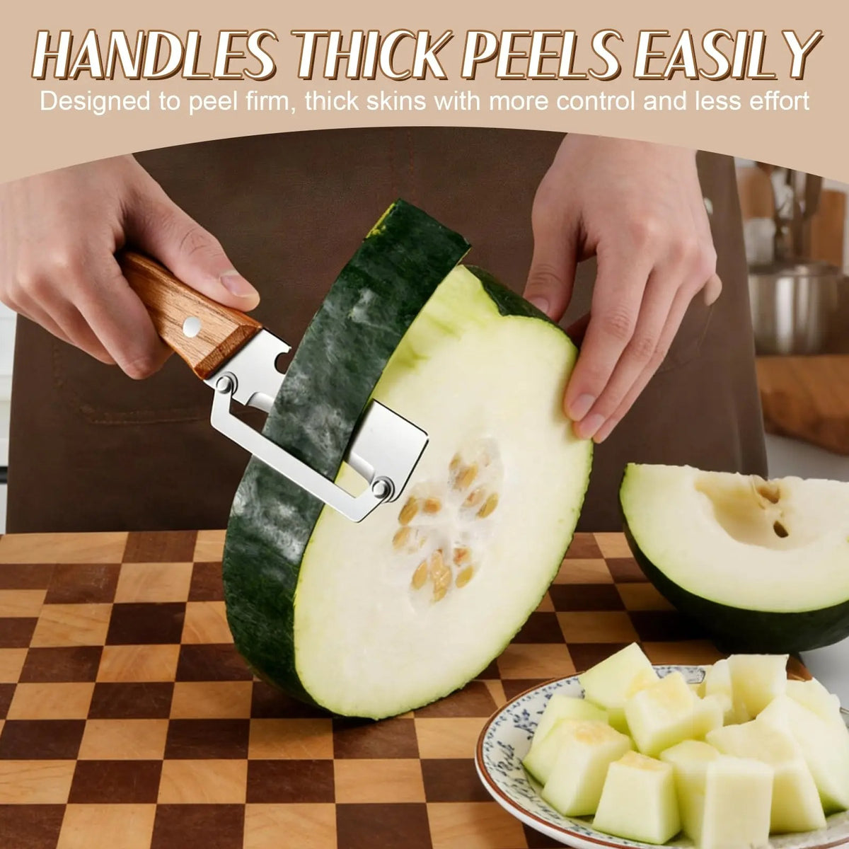 3-in-1 Vegetable Peeler & Kitchen Slicer with Bottle Opener | Stainless Steel Multifunctional Tool Qatar