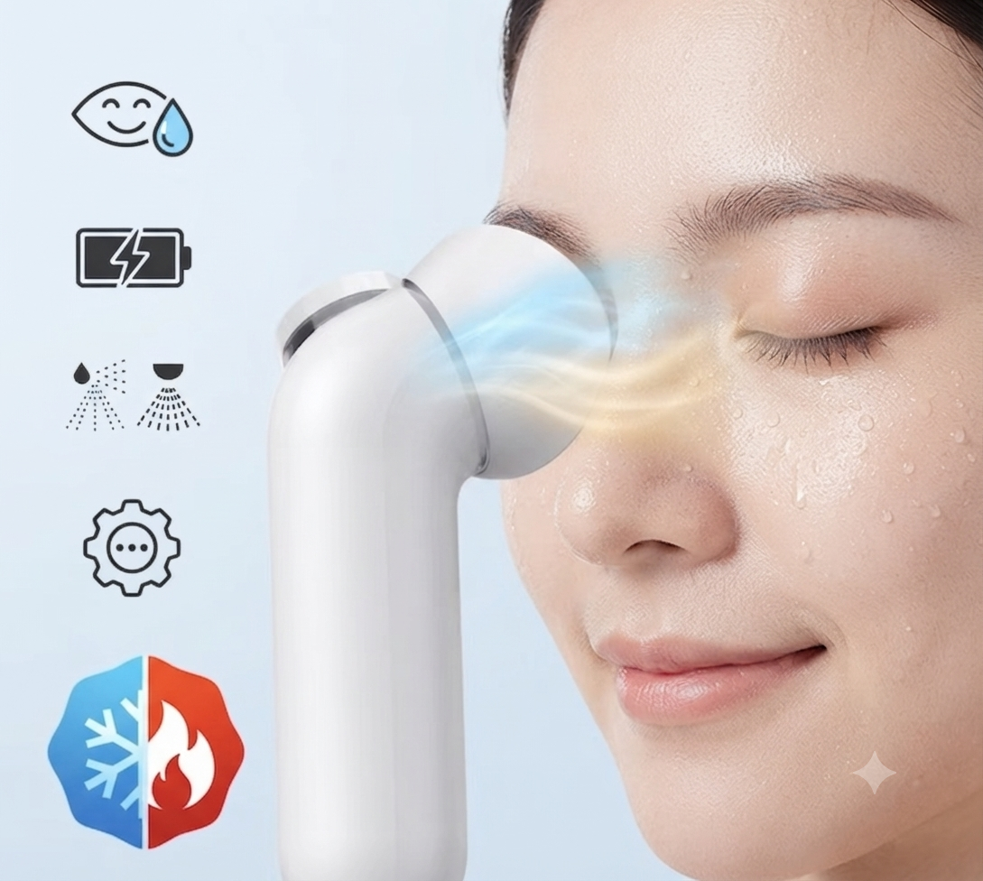 Eye Moisturizing Device | Heated Nano Atomization Steam Eye Massager for Eye Relaxation & Care