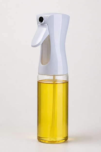 Glass Oil Spray Bottle | Refillable Kitchen Cooking Oil & Vinegar Mist Dispenser