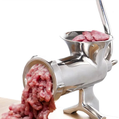 Manual Meat Grinder | Hand Crank Meat Mincer & Sausage Maker for Kitchen