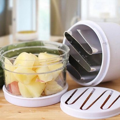 Manual Food Chopper – Hand Push Vegetable, Onion & Garlic Cutter | Zinggal Qatar