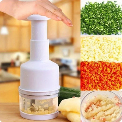 Manual Food Chopper – Hand Push Vegetable, Onion & Garlic Cutter | Zinggal Qatar