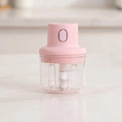 Mini Electric Food Chopper – USB Rechargeable Garlic, Onion & Vegetable Grinder | Zinggal Qatar