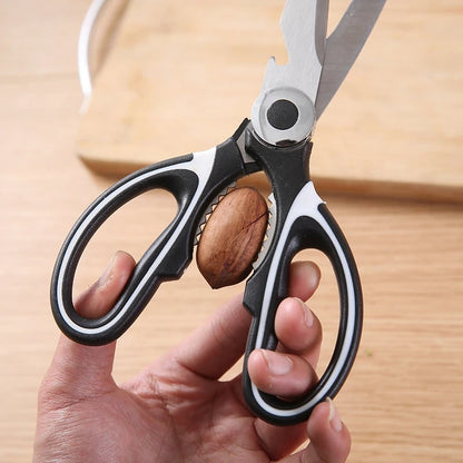Multi-Purpose Stainless Steel Kitchen Scissors | Heavy-Duty Food Cutting Shears