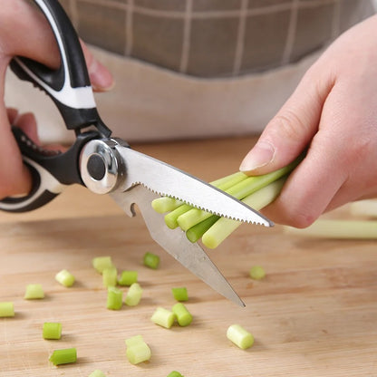 Multi-Purpose Stainless Steel Kitchen Scissors | Heavy-Duty Food Cutting Shears