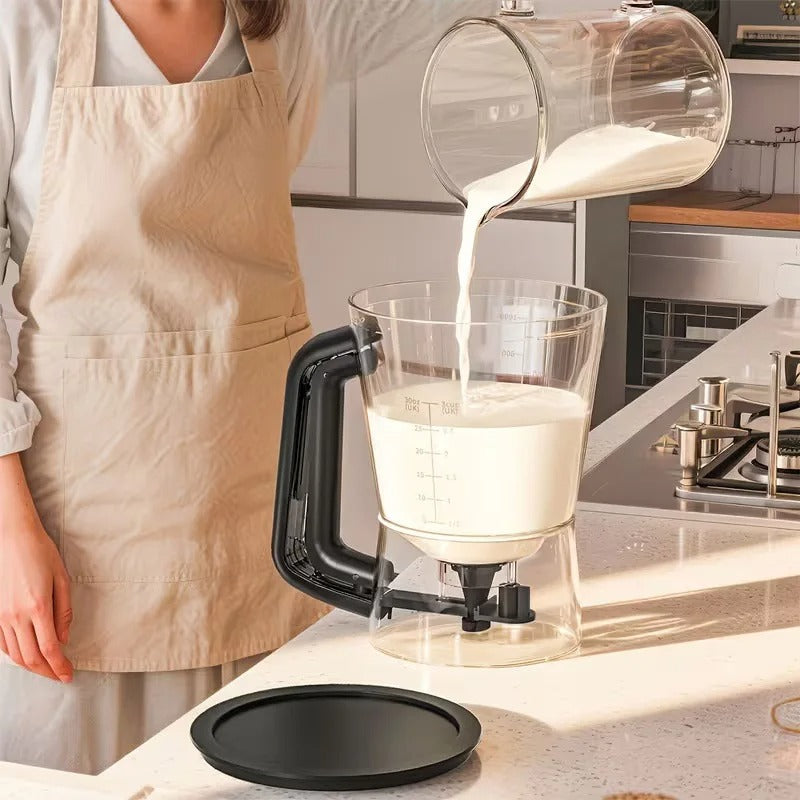Pancake Batter Dispenser with Squeeze Handle  for pancake waffles and cupcakes-zinggal
