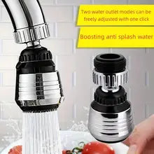 360° Rotating Faucet Nozzle with Water Filter | Water-Saving Tap Head Extension for Kitchen Sink