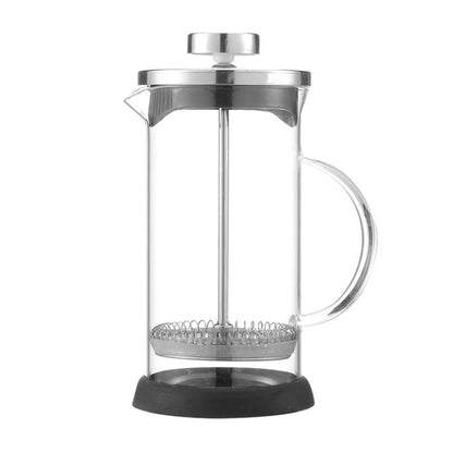 French Press Coffee Maker with Filter | Heat-Resistant Borosilicate Glass Tea & Coffee Brewing Pot