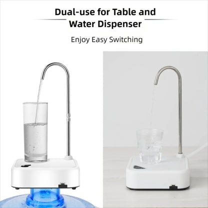 USB Water Dispenser Pump | Desktop Portable Drinking Dual Water Pump with Tube & Low-Noise Design