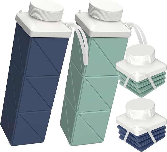 Collapsible Silicone Water Bottle – BPA-Free Foldable & Reusable Travel Bottle for Gym, Hiking & Sports | Zinggal Qatar