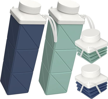 Collapsible Silicone Water Bottle – BPA-Free Foldable & Reusable Travel Bottle for Gym, Hiking & Sports | Zinggal Qatar