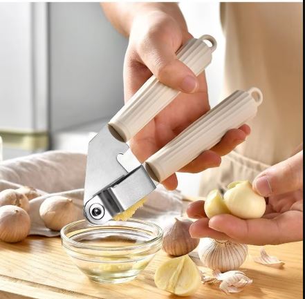 Hand Garlic Clamp | Manual Garlic Crusher & Press Kitchen Tool