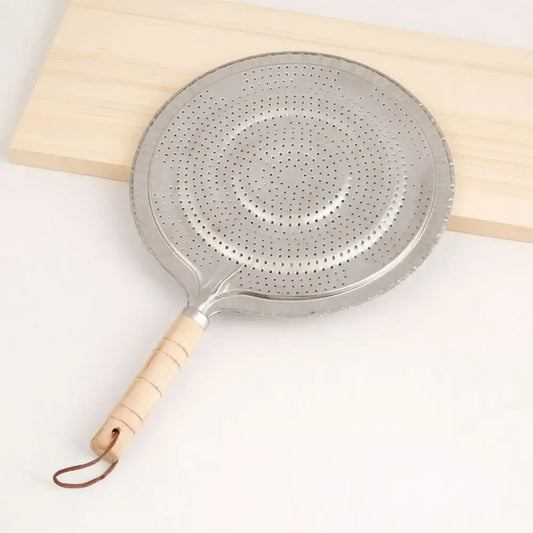 Heat Protective Simmer Plate with Wooden Handle – Pot Stand, Hot Dish Trivet & Countertop Protector | Zinggal Qatar