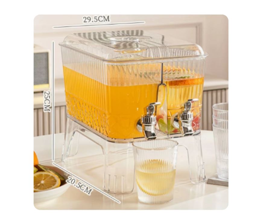Double Drink Dispenser with Tap & Stand –2 gallon drink dispense-zinggal