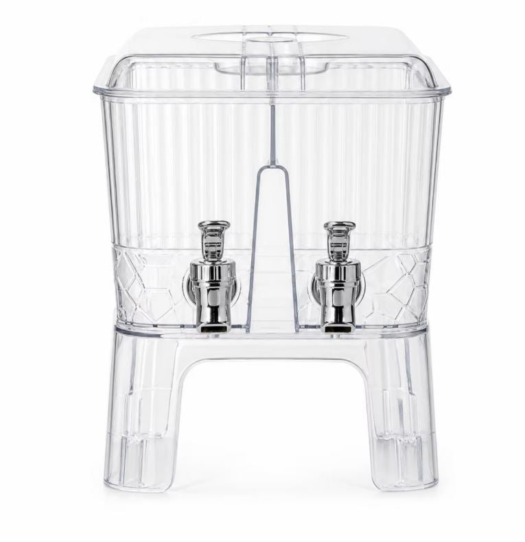 Double Drink Dispenser with Tap & Stand –2 gallon drink dispense-zinggal
