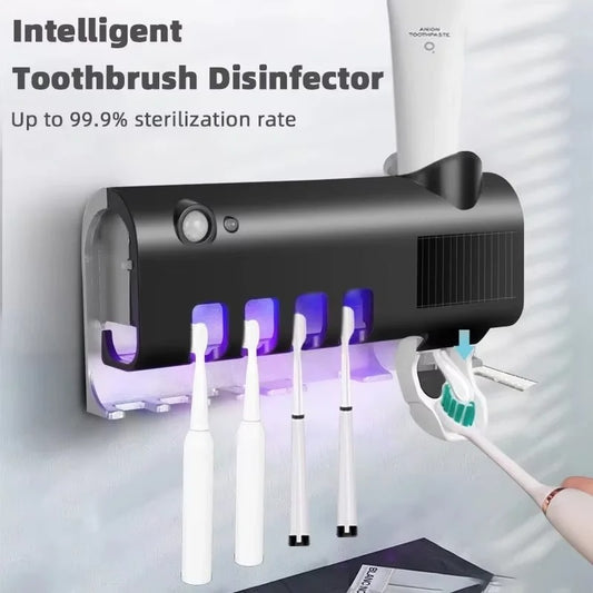 Intelligent Ultraviolet Toothbrush Sterilizer Automatically Squeezes Toothpaste Wall Mounted Toothbrush Holder Sterilization Ite