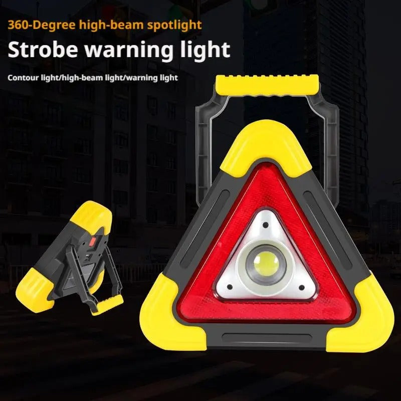Emergency Tripod Warning Light Multi-function LED Light Outdoor Safety Breakdown Lamp Portable Work Camping Light