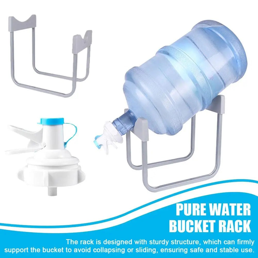 Manual Water Dispenser Pump for Bottled Water | Portable Drinking Water Bottle Press Dispenser