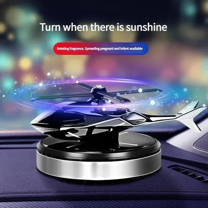 Decoration Solar Rotating Car Aircraft Aromatherapy Wholesale Creative Helicopter Car Aromatherapy Perfume Accessories