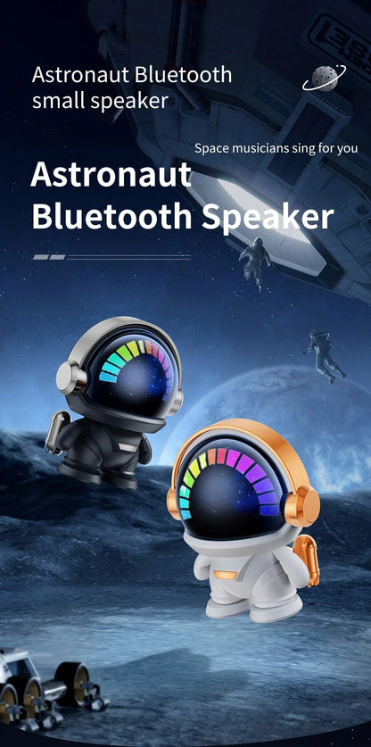 Spaceman Retro Wireless Bt Speaker, Subwoofer, Usb Connection, Compact And Exquisite, Set Decorative And Practical In One, Suitable For Living Room