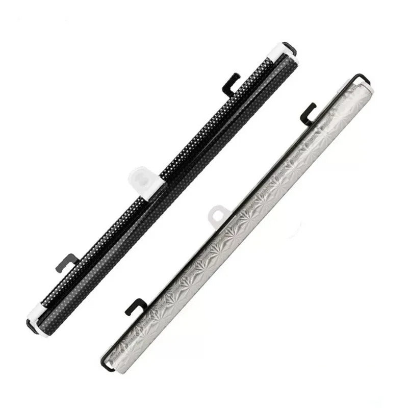 Car Curtain Windshield Sunshade Auto Retractable Sun Block Roller Blind PVC Curtain Car Sun Visor Front Windshield Sun Shade