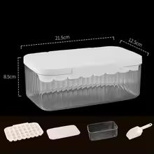 Double Silicone Large Capacity Ice Box Ice Storage Ice Box Frozen Ice Artifact Of Refrigerator With Cover