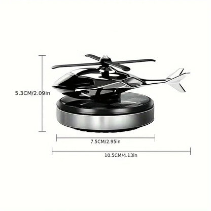 Decoration Solar Rotating Car Aircraft Aromatherapy Wholesale Creative Helicopter Car Aromatherapy Perfume Accessories