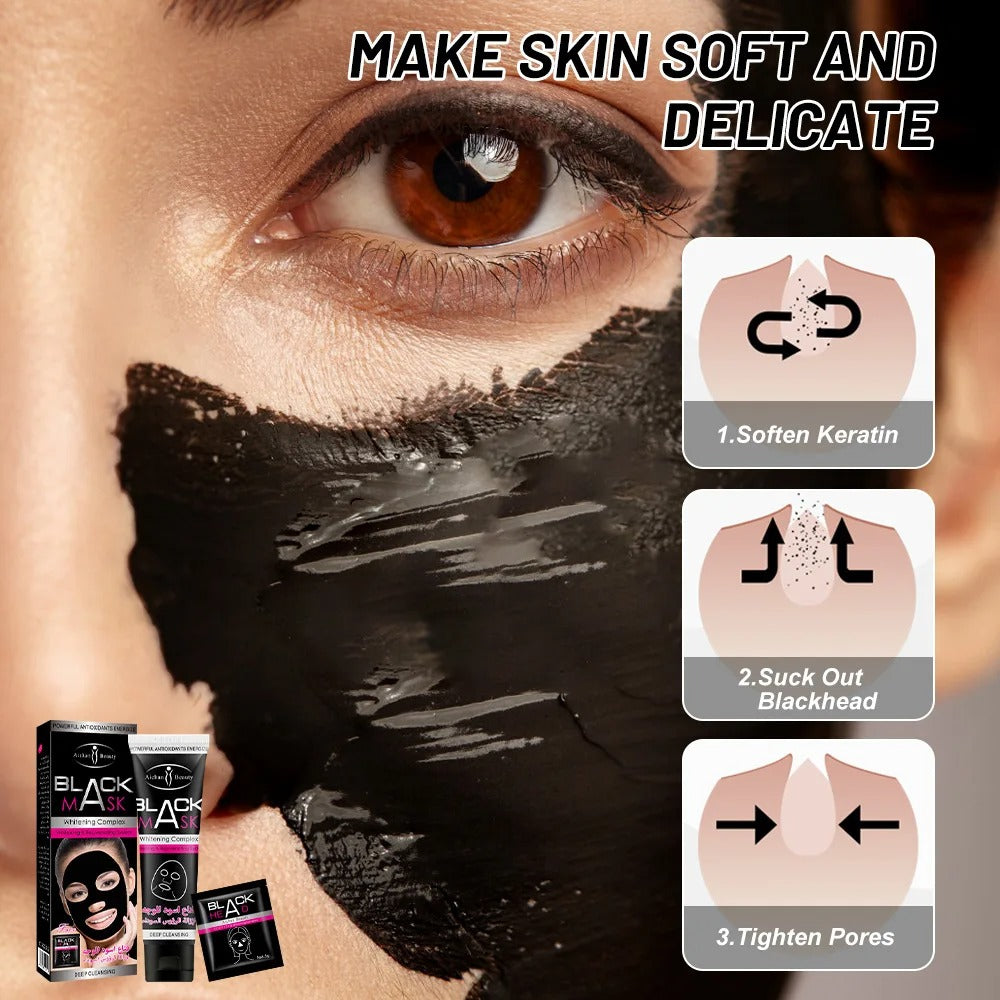 Dead Sea Mud Black Peel Off Mask - A deep-cleansing formula that unclogs pores and removes impurities