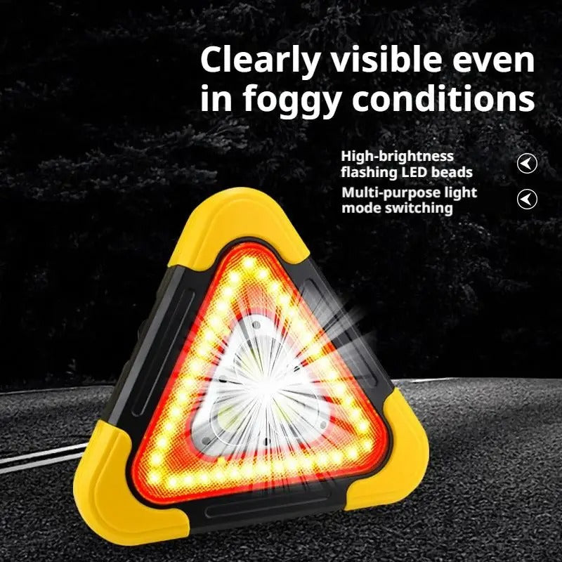 Emergency Tripod Warning Light Multi-function LED Light Outdoor Safety Breakdown Lamp Portable Work Camping Light