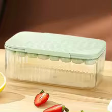 Double Silicone Large Capacity Ice Box Ice Storage Ice Box Frozen Ice Artifact Of Refrigerator With Cover