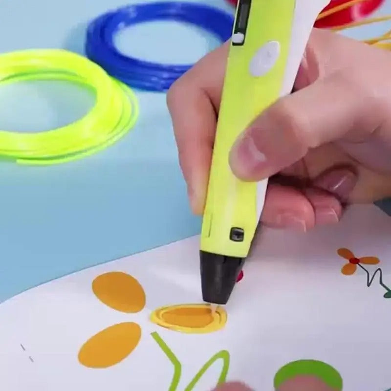 3D Printing Pen Intelligent Pen Making Graffiti ArtsCrafts With USB Cable For Kids Adults DIY Creative Art Supplies