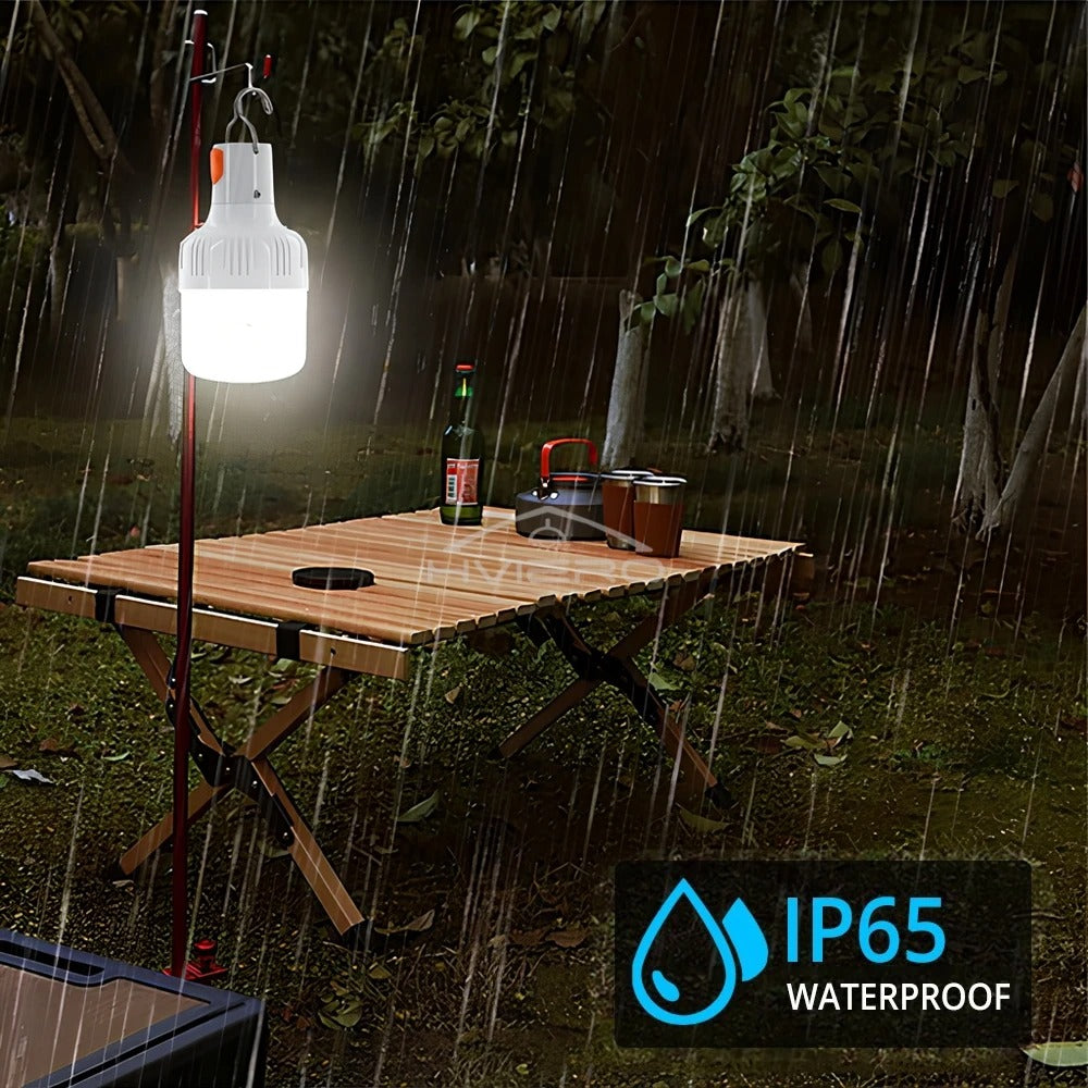 60mm USB Rechargeable Led Bulb Portable Camping Emergency Lighting Light Flashlight Outdoor Garden Picnic Work Hanging Tent Lamp