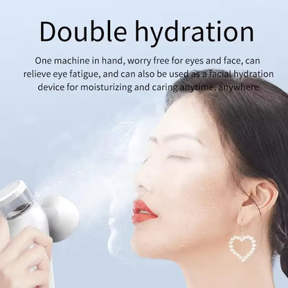 Eye moisturizing device heated nano atomization spray relieves eye fatigue steam eye dryness hot compress eye protection device